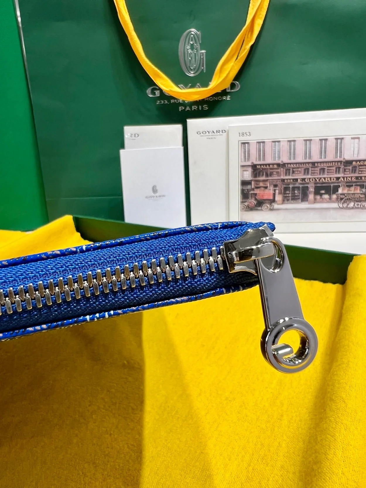 고야드 세나 클러치 MGM 블루