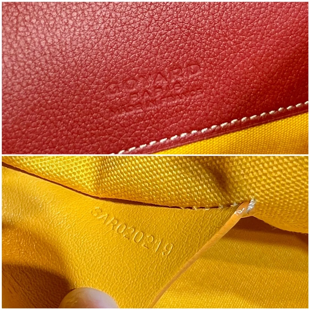 고야드 세나 클러치 MGM 레드