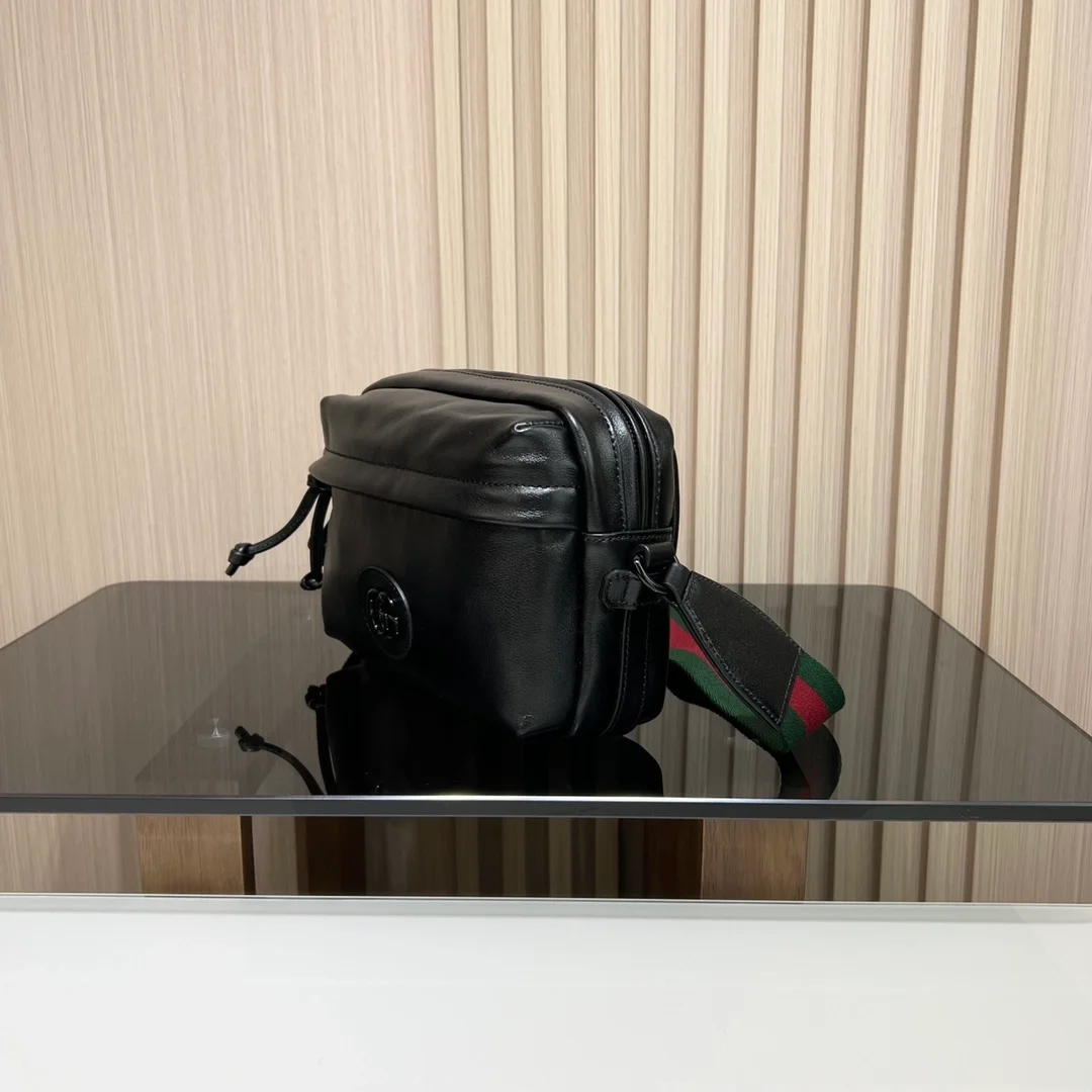 구찌 더블 G 숄더백 블랙
