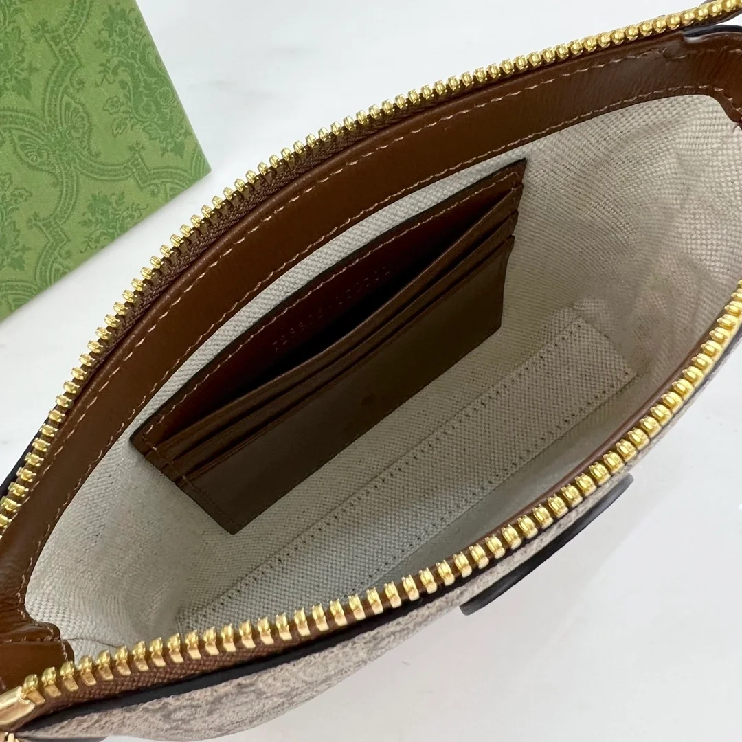 구찌 인터로킹 GG 메신저백 베이지