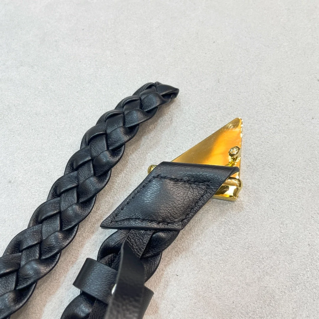 프라다 나파 레더 벨트 블랙 25mm