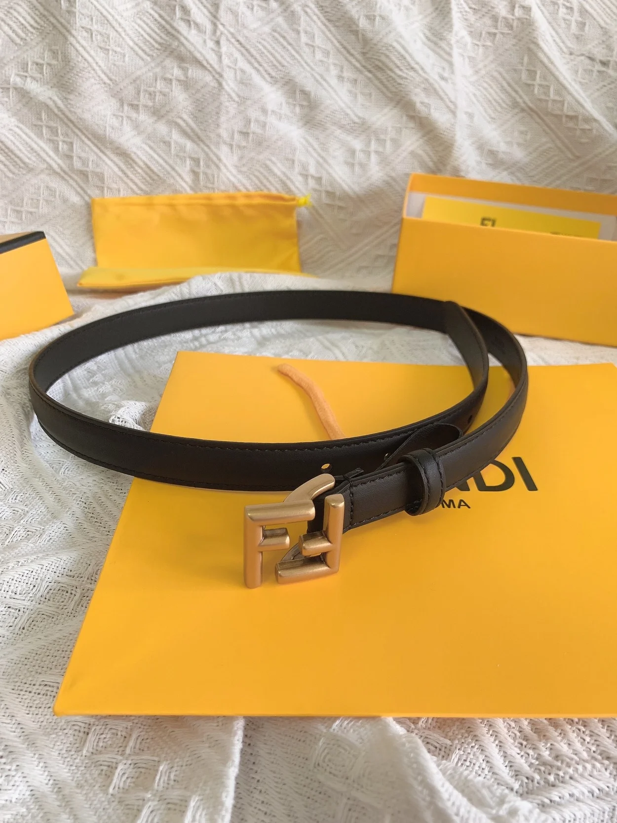 펜디 블랙 벨트 20mm