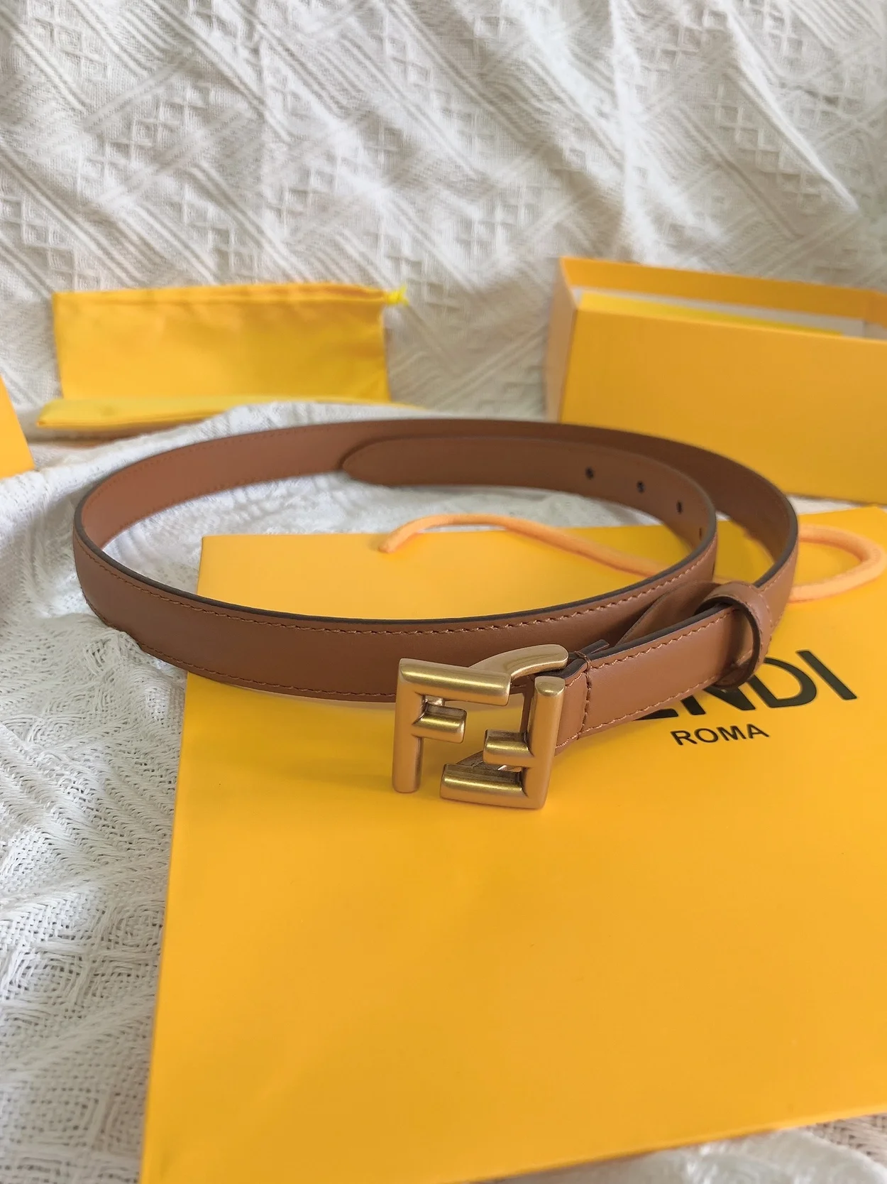 펜디 브라운 벨트 20mm