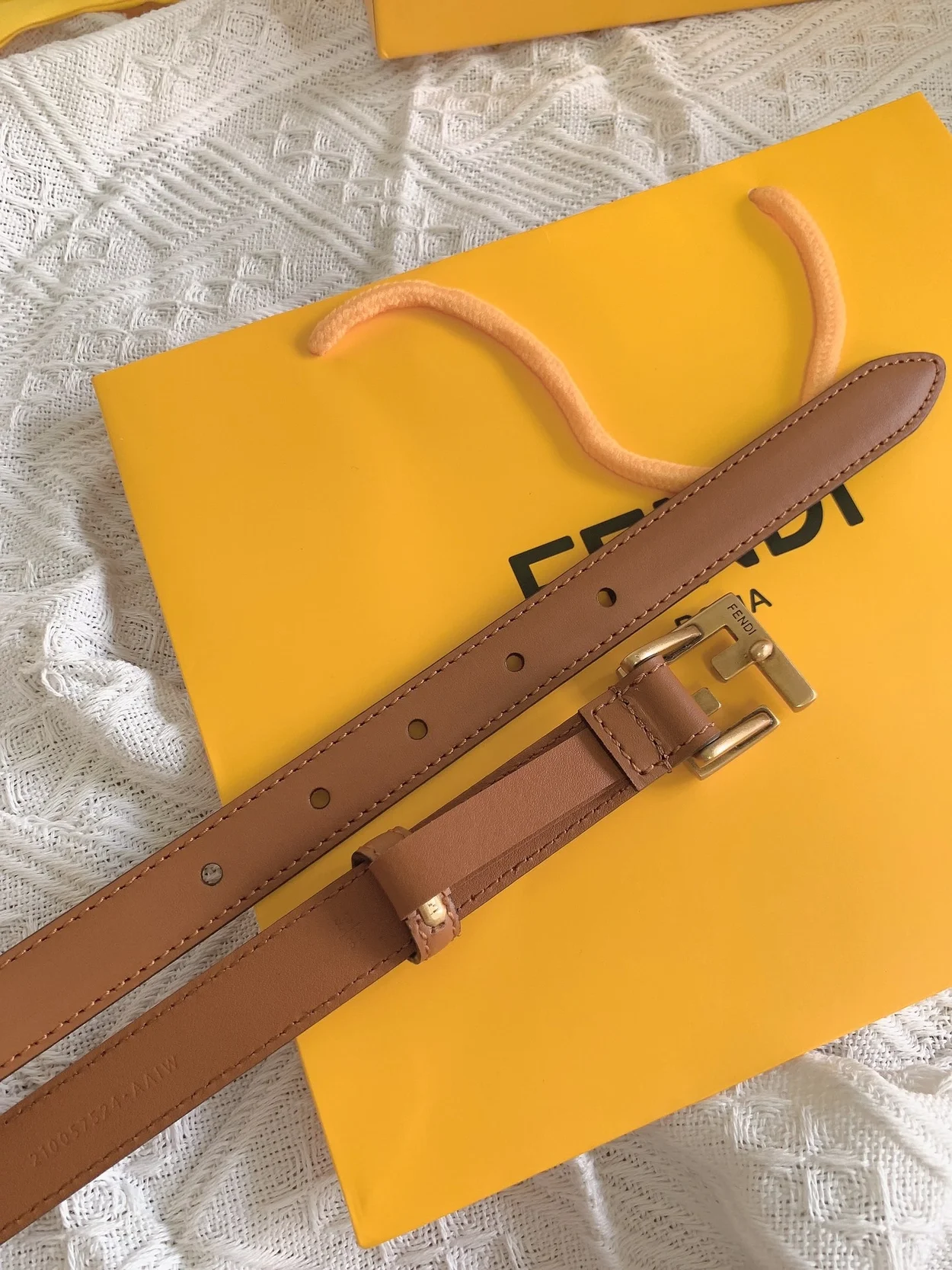 펜디 브라운 벨트 20mm