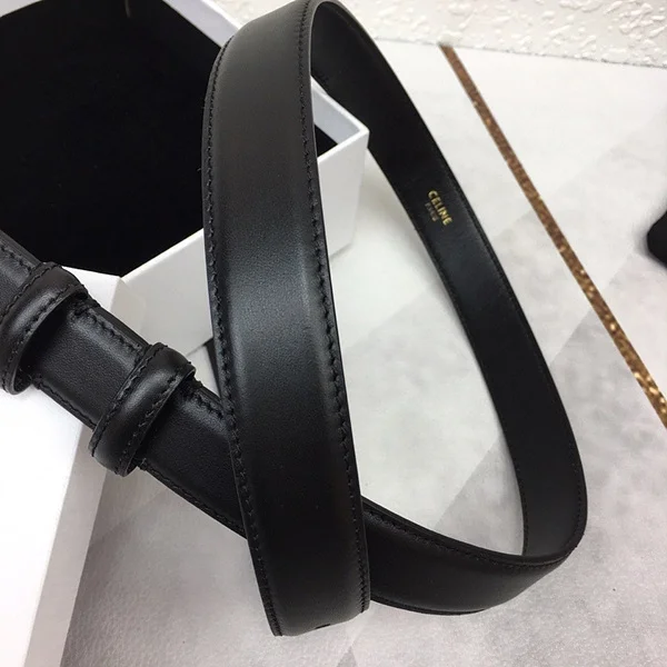셀린느 미디움 트리옹프 벨트 토리옹 레더 블랙