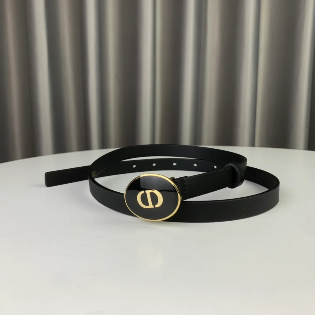디올 테디 벨트 블랙 15mm