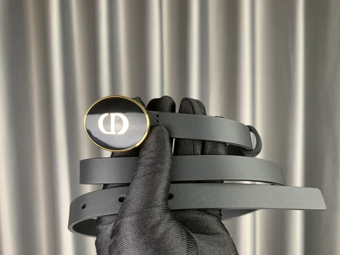 디올 테디 벨트 블랙 15mm