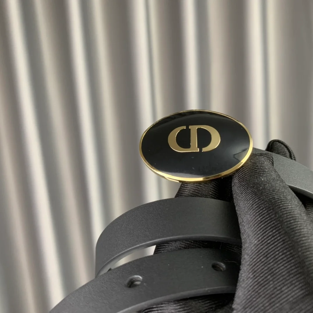 디올 테디 벨트 블랙 15mm