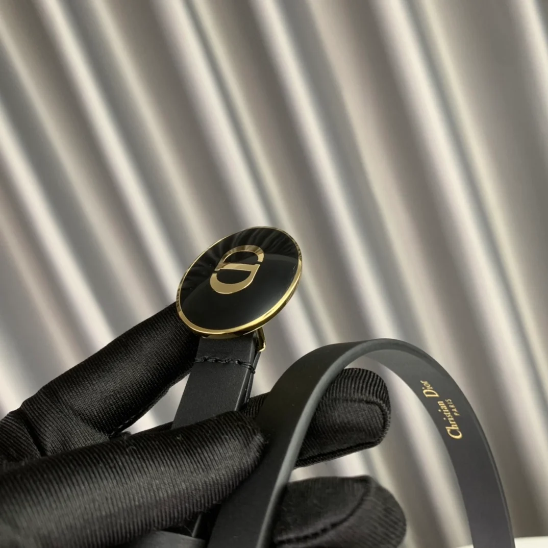 디올 테디 벨트 블랙 15mm