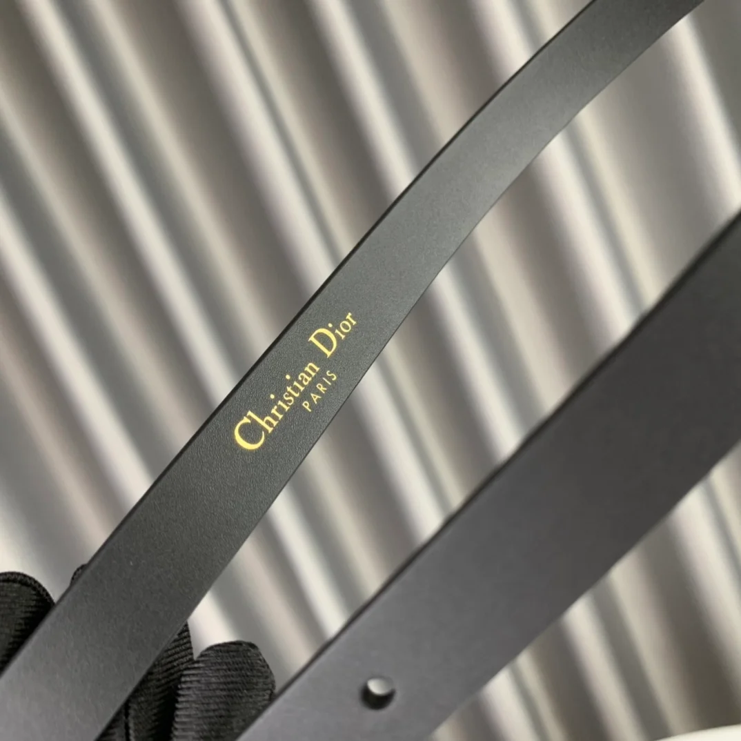 디올 테디 벨트 블랙 15mm