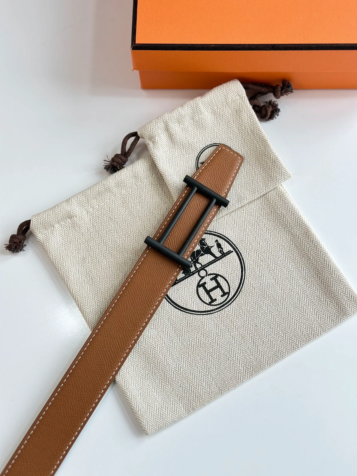 에르메스 라이더 리버서블 벨트 다크 32mm