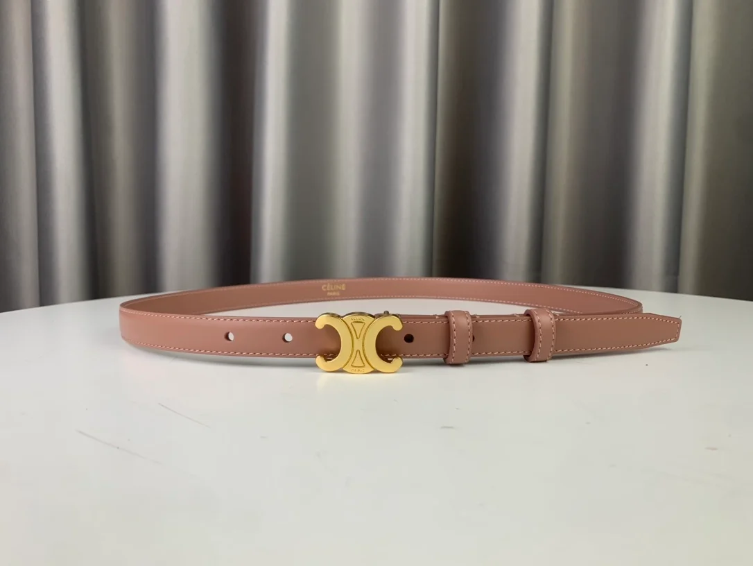 셀린느 스몰 트리옹프 벨트 핑크 18mm