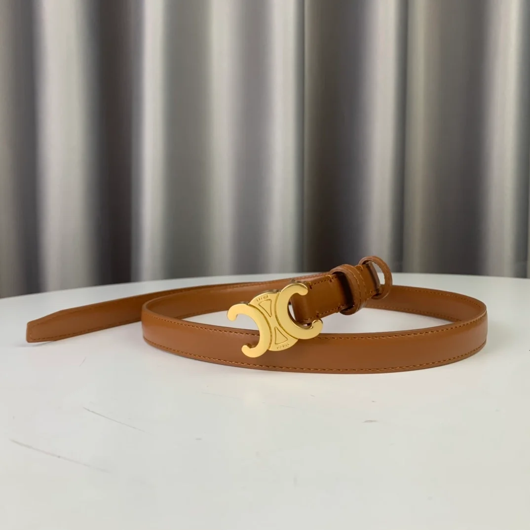 셀린느 스몰 트리옹프 벨트 브론즈 18mm
