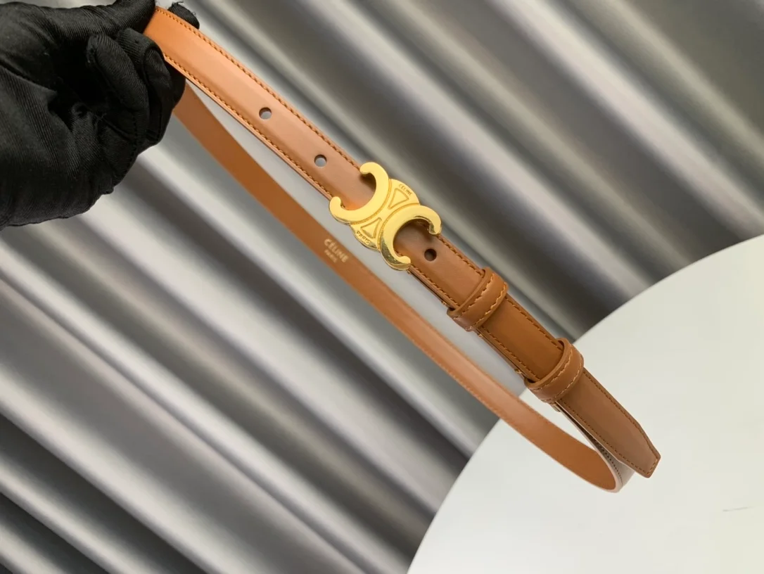 셀린느 스몰 트리옹프 벨트 브론즈 18mm