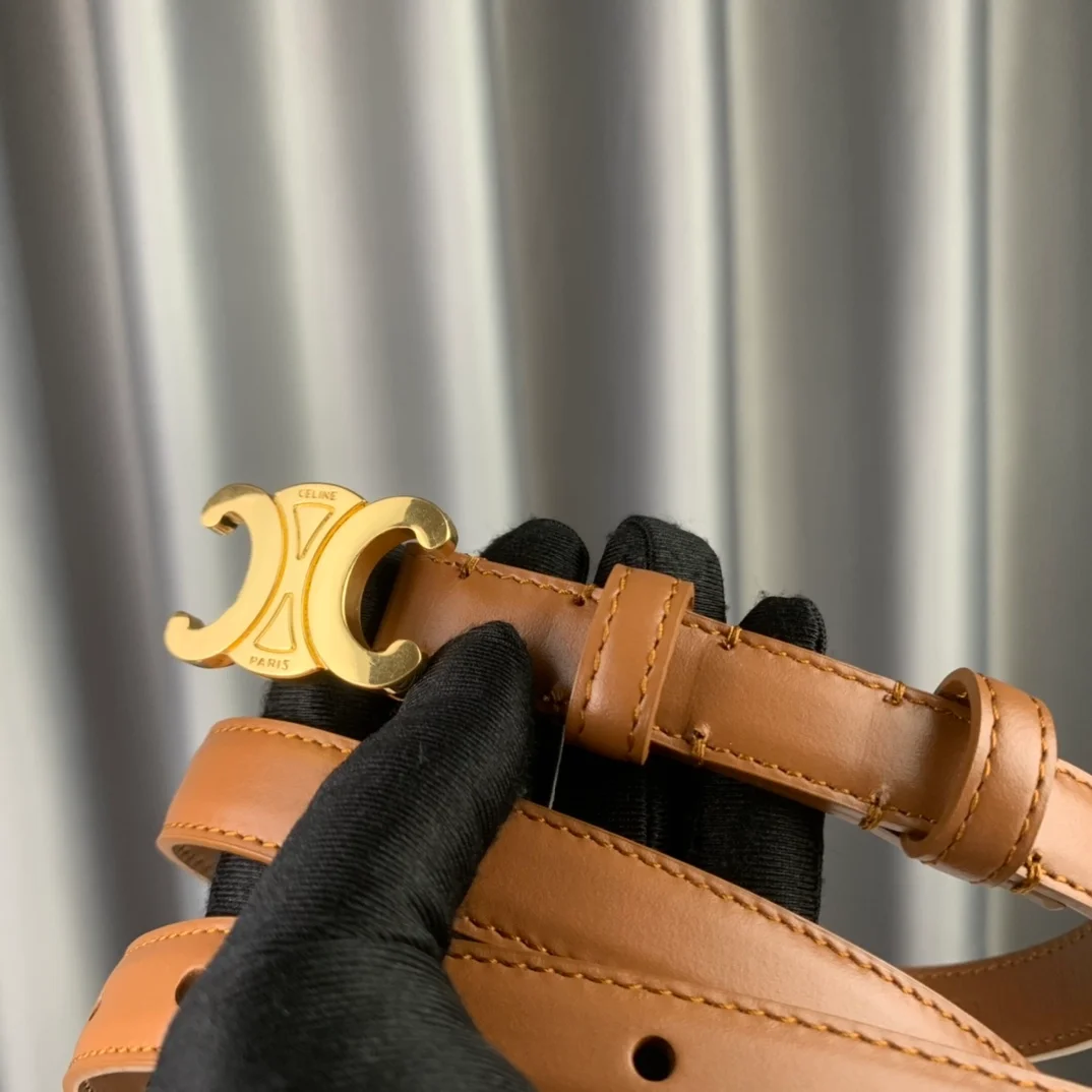 셀린느 스몰 트리옹프 벨트 브론즈 18mm