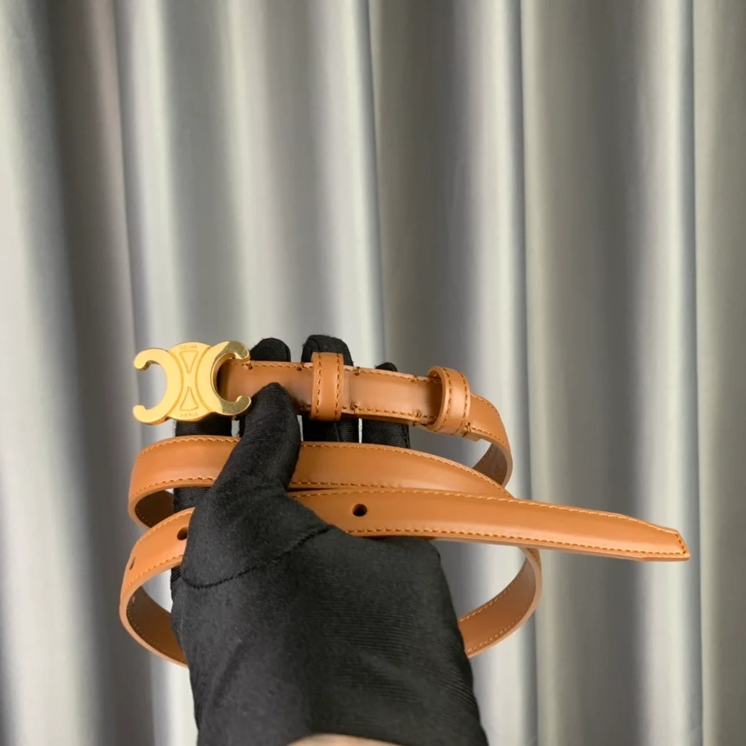 셀린느 스몰 트리옹프 벨트 브론즈 18mm