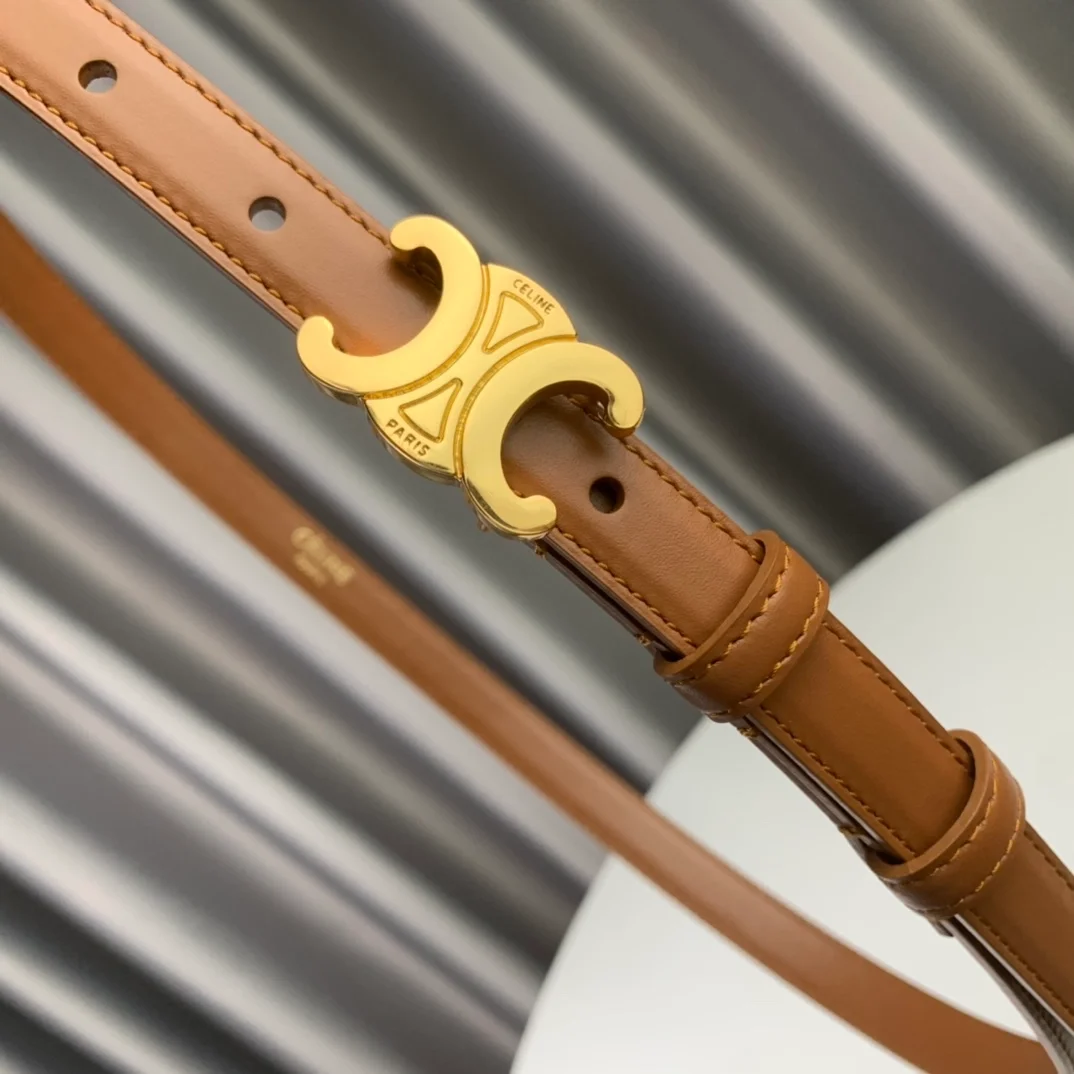 셀린느 스몰 트리옹프 벨트 브론즈 18mm