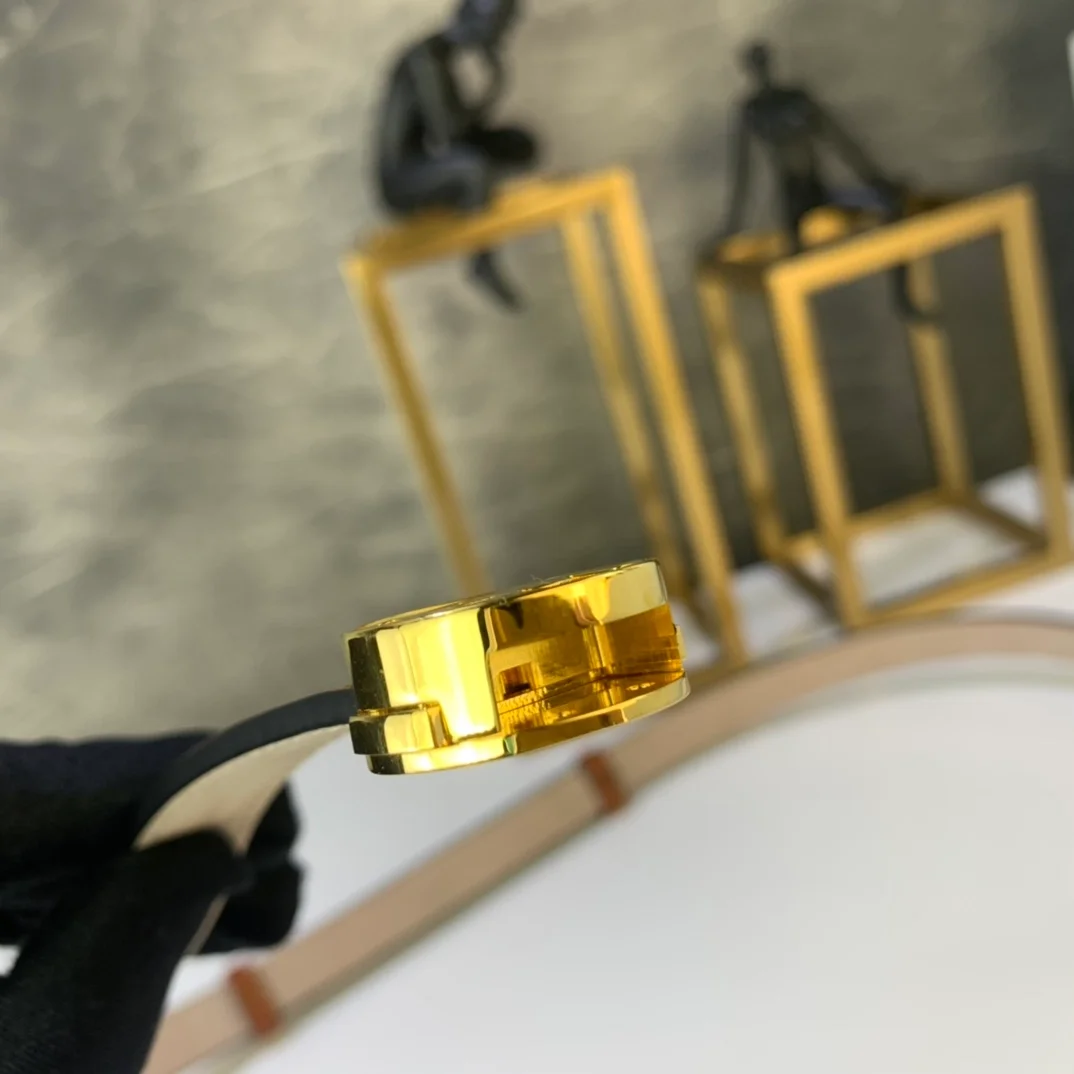 버버리 익스클루시브 로고 벨트 브라운 20mm