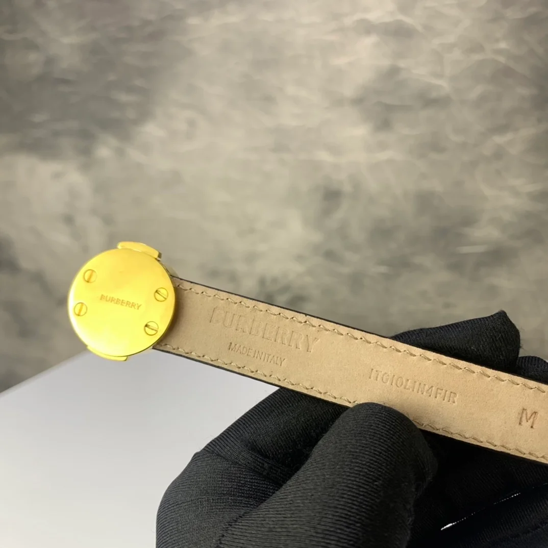 버버리 익스클루시브 로고 벨트 브라운 20mm