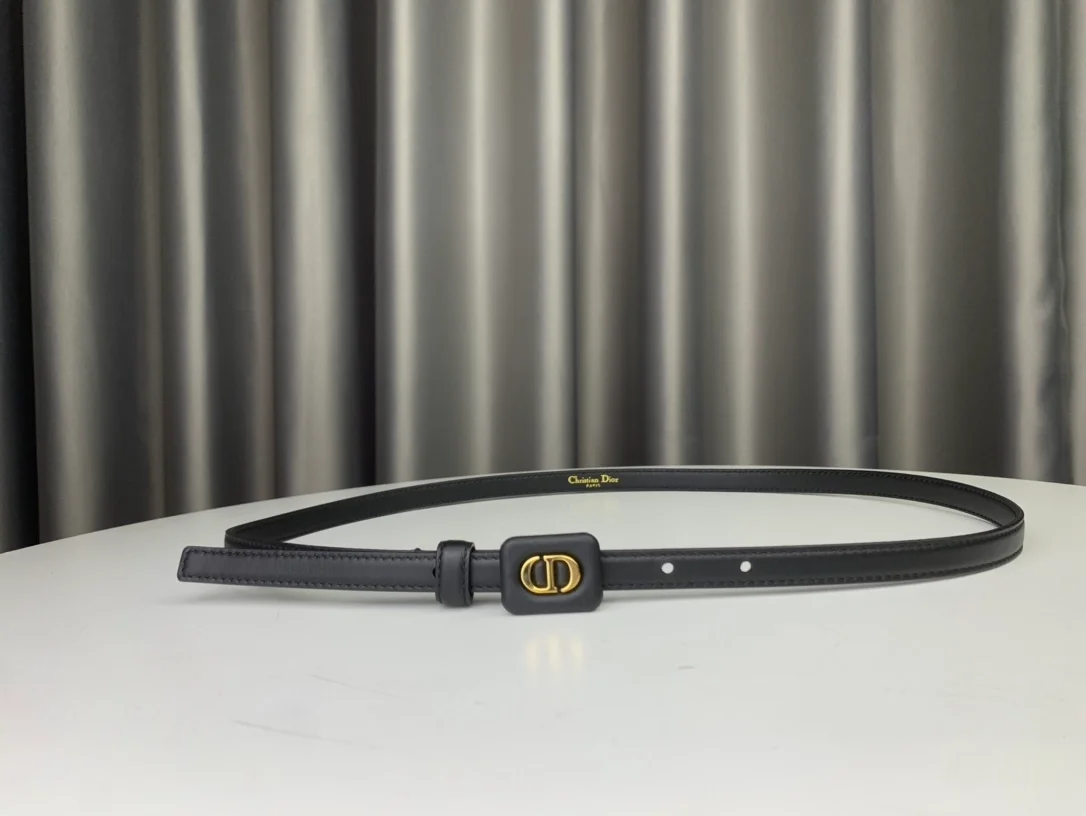 디올 바비 벨트 블랙 12mm