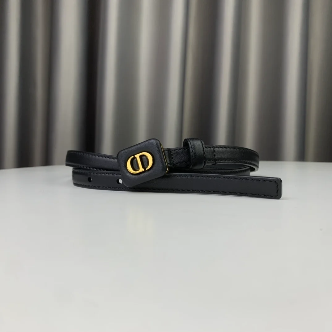 디올 바비 벨트 블랙 12mm