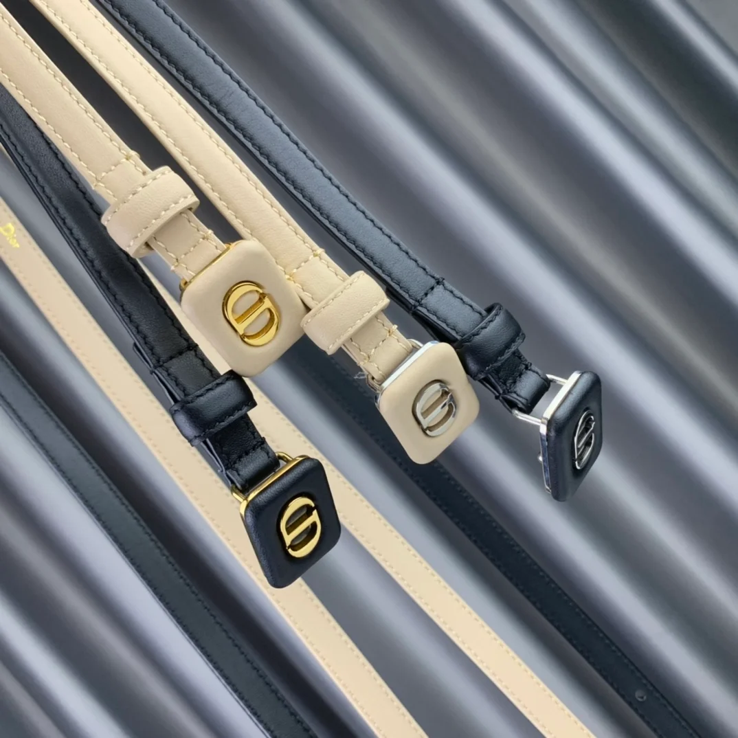 디올 바비 벨트 블랙 12mm