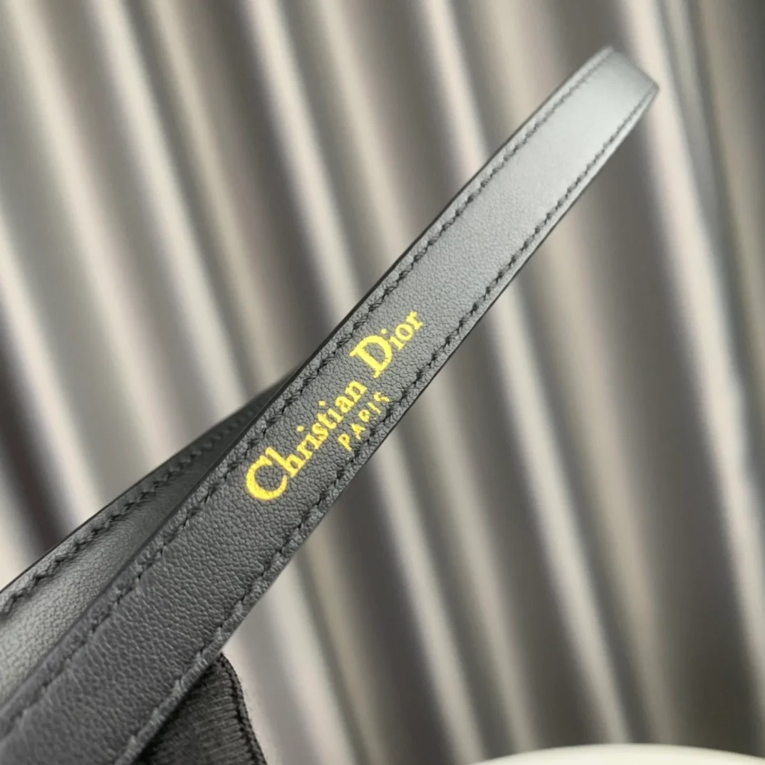 디올 바비 벨트 블랙 12mm