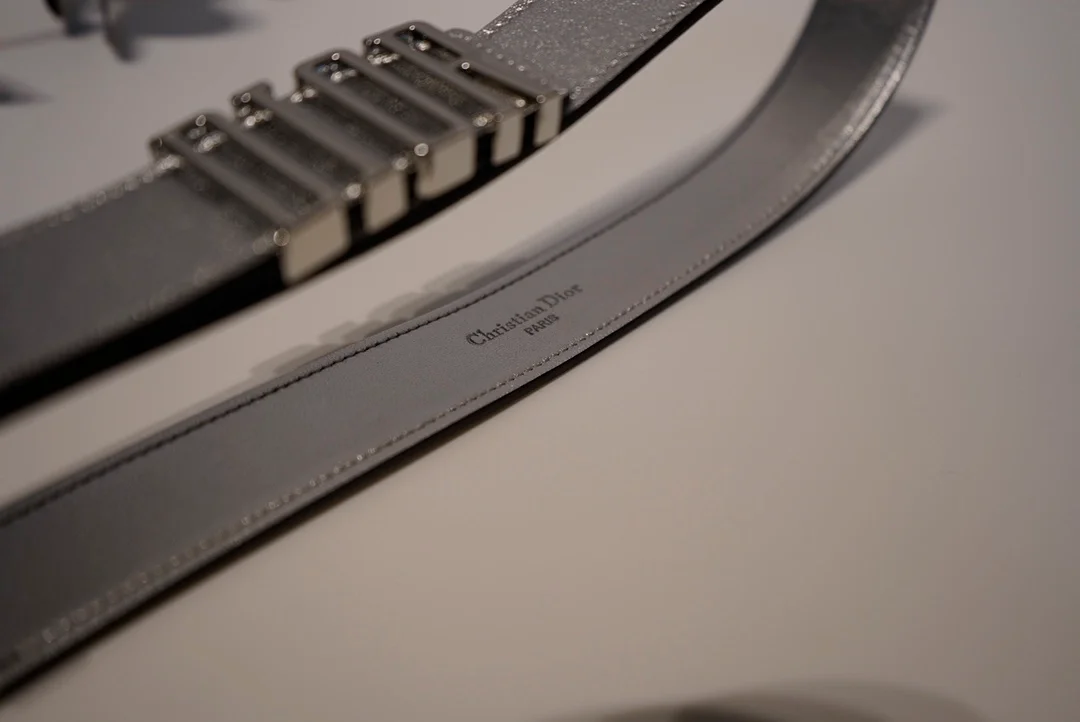 디올 D-FENCE 리버서블 벨트 실버 30mm