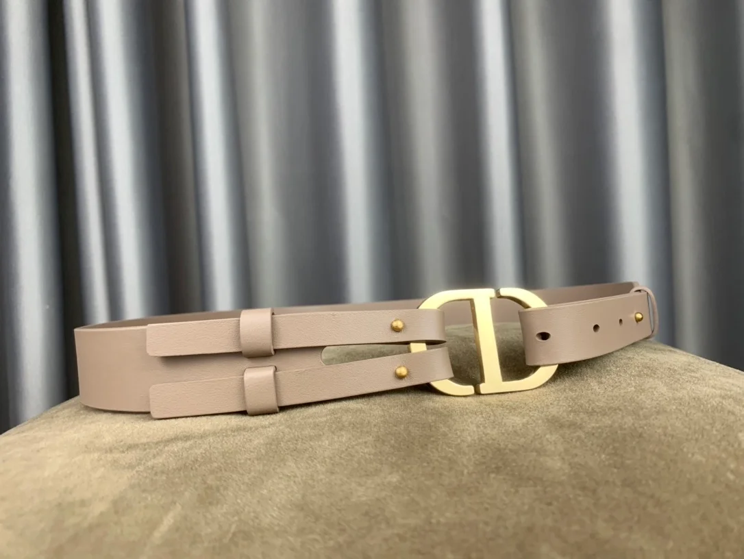 디올 30 몽테뉴 벨트 베이지 30mm