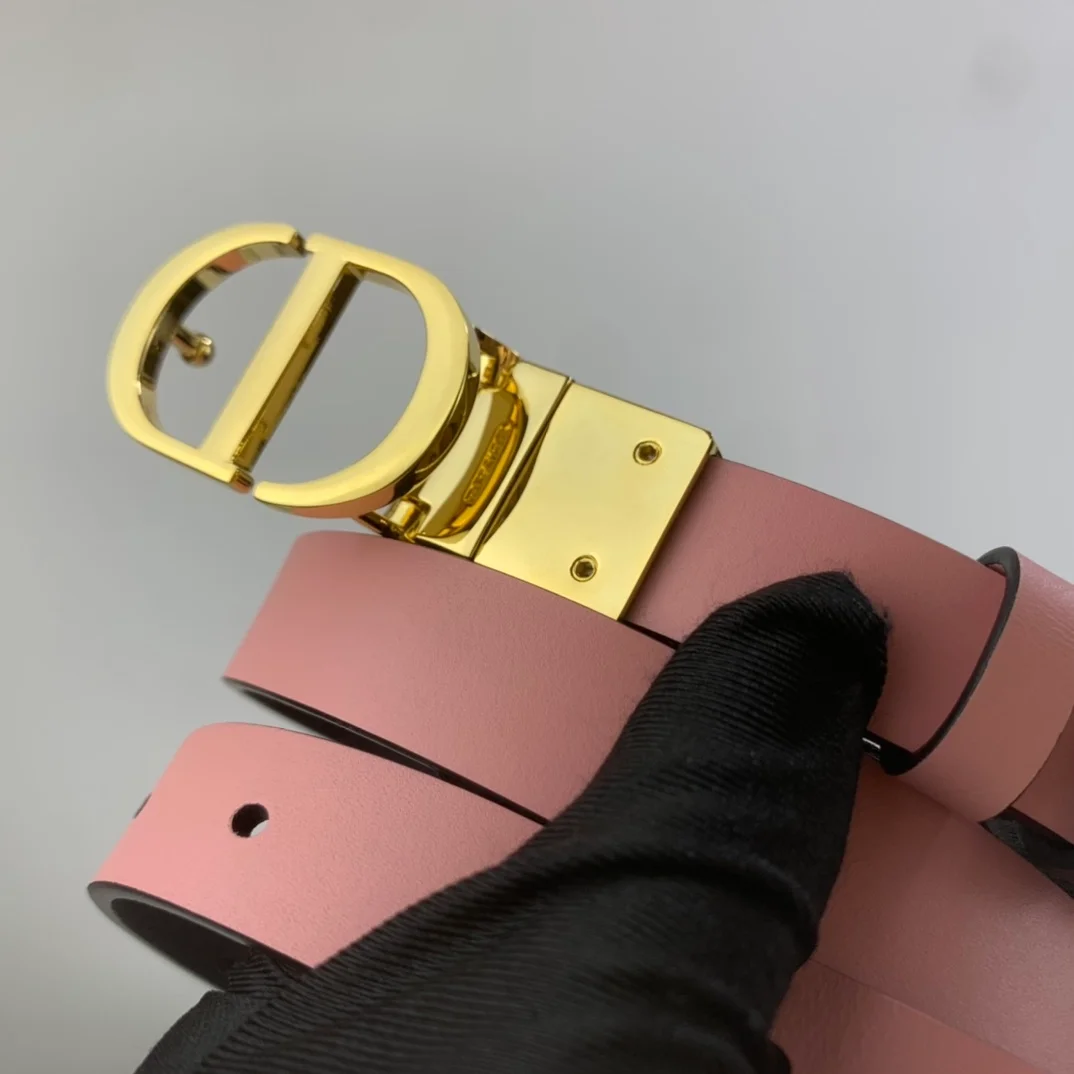 디올 30 몽테뉴 리버서블 벨트 핑크 20mm