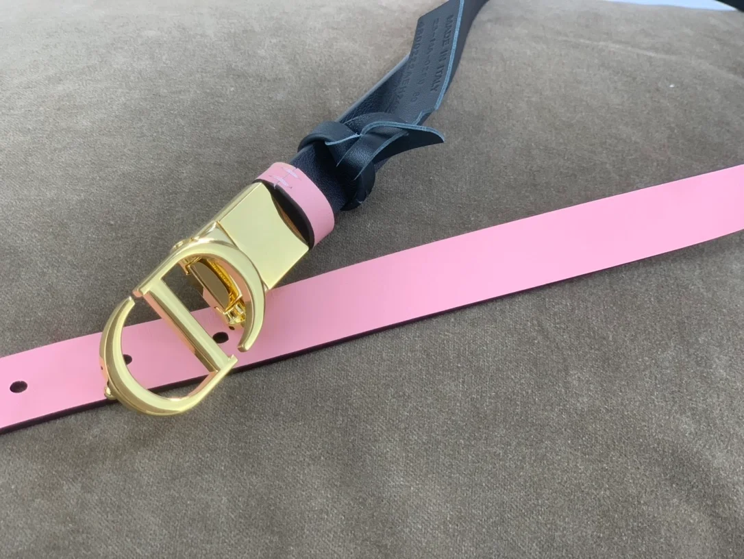 디올 30 몽테뉴 리버서블 벨트 핑크 20mm