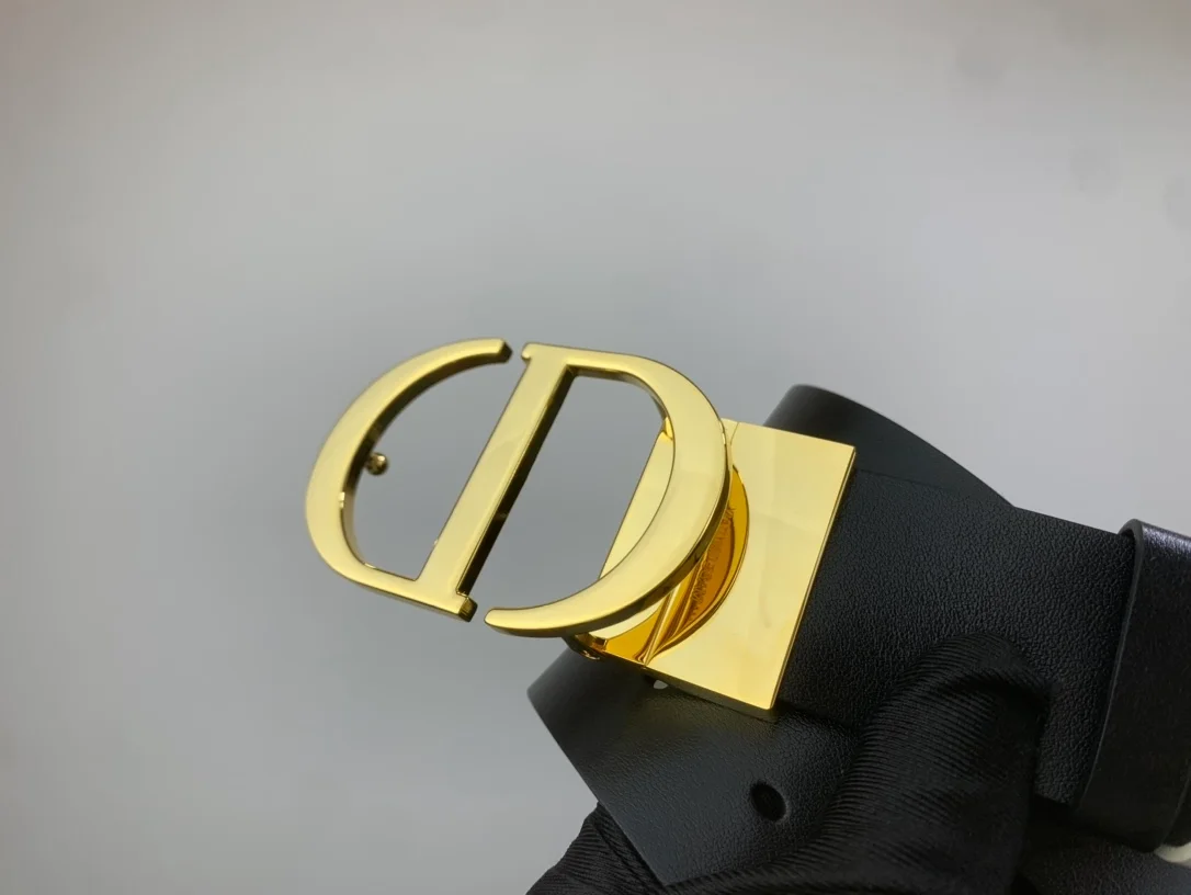 디올 30 몽테뉴 리버서블 벨트 블랙 라떼 35mm
