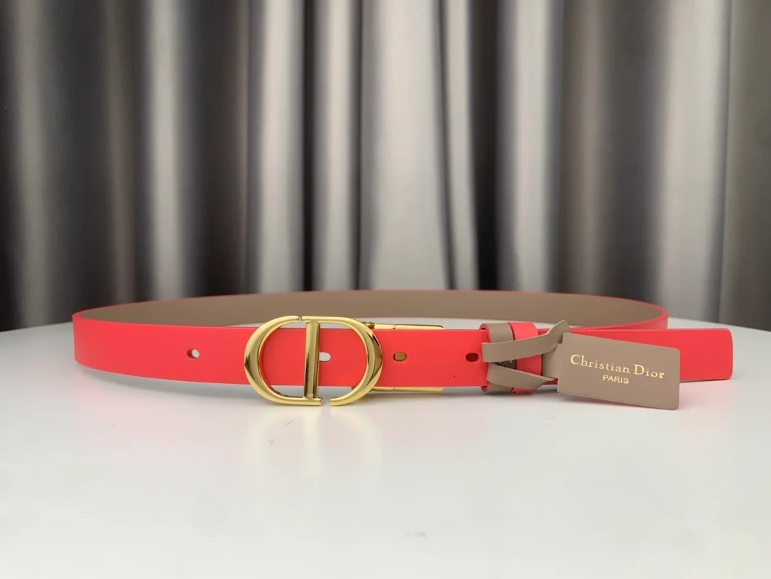 디올 30 몽테뉴 리버서블 벨트 로즈 베이지 20mm