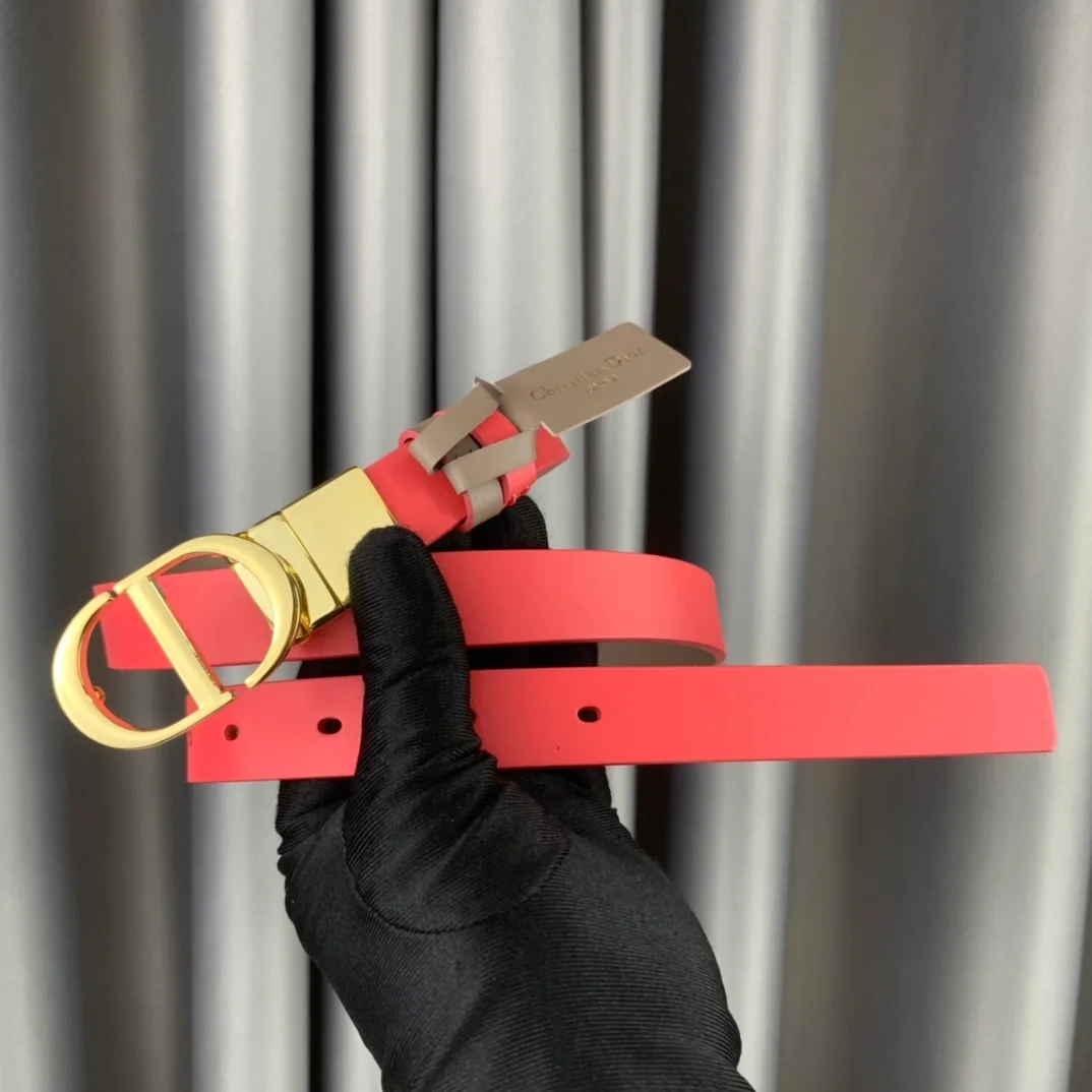 디올 30 몽테뉴 리버서블 벨트 로즈 베이지 20mm