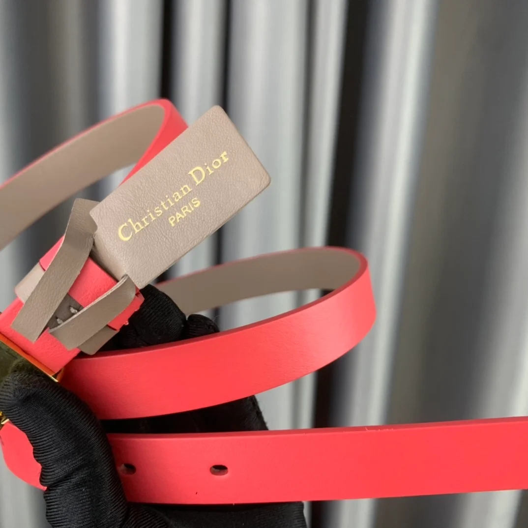 디올 30 몽테뉴 리버서블 벨트 로즈 베이지 20mm