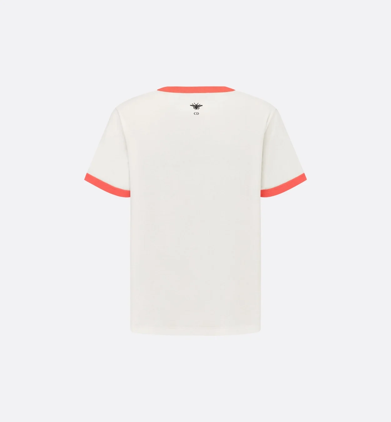 디올 디오리비에라 오렌지 코튼 저지 티셔츠