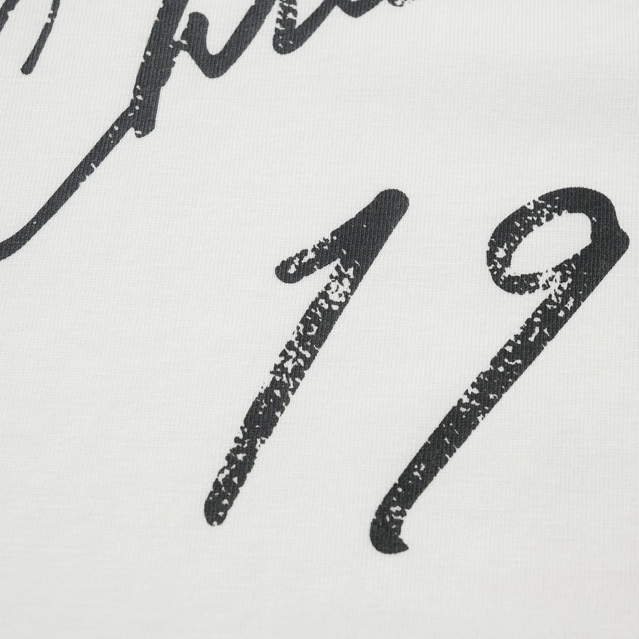 디올 핸드라이팅 캐주얼 핏 티셔츠 화이트