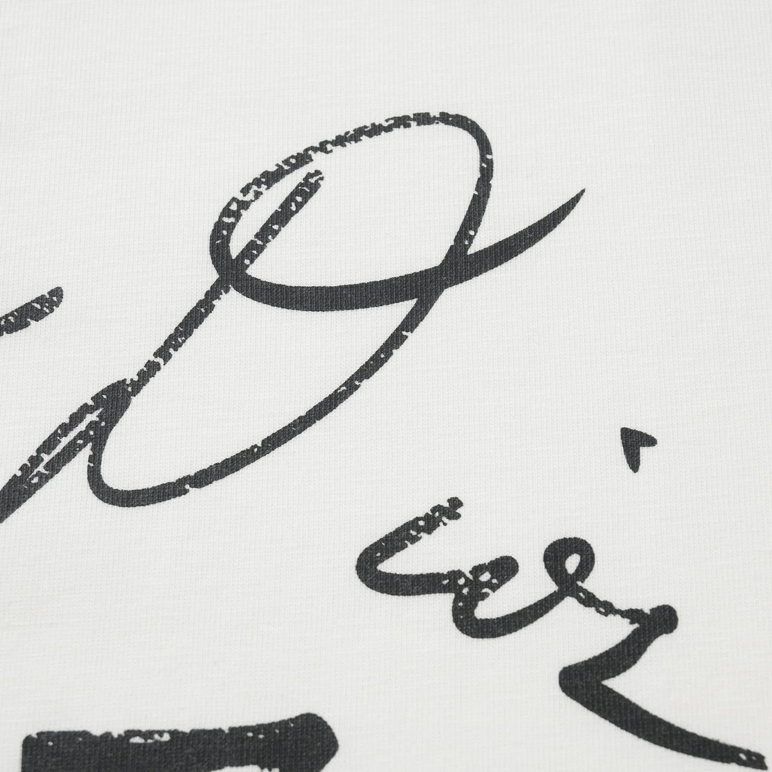 디올 핸드라이팅 캐주얼 핏 티셔츠 화이트