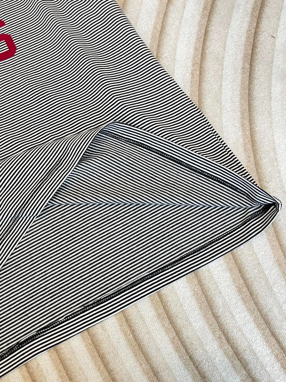 셀린느 코튼 스트라이프 반팔 티셔츠