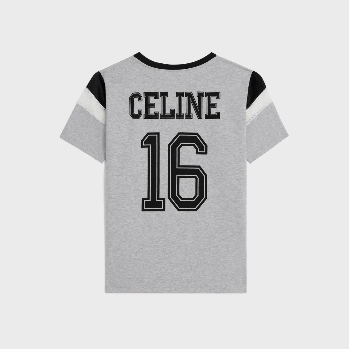 셀린느 16 70's 코튼 저지 티셔츠 그레이