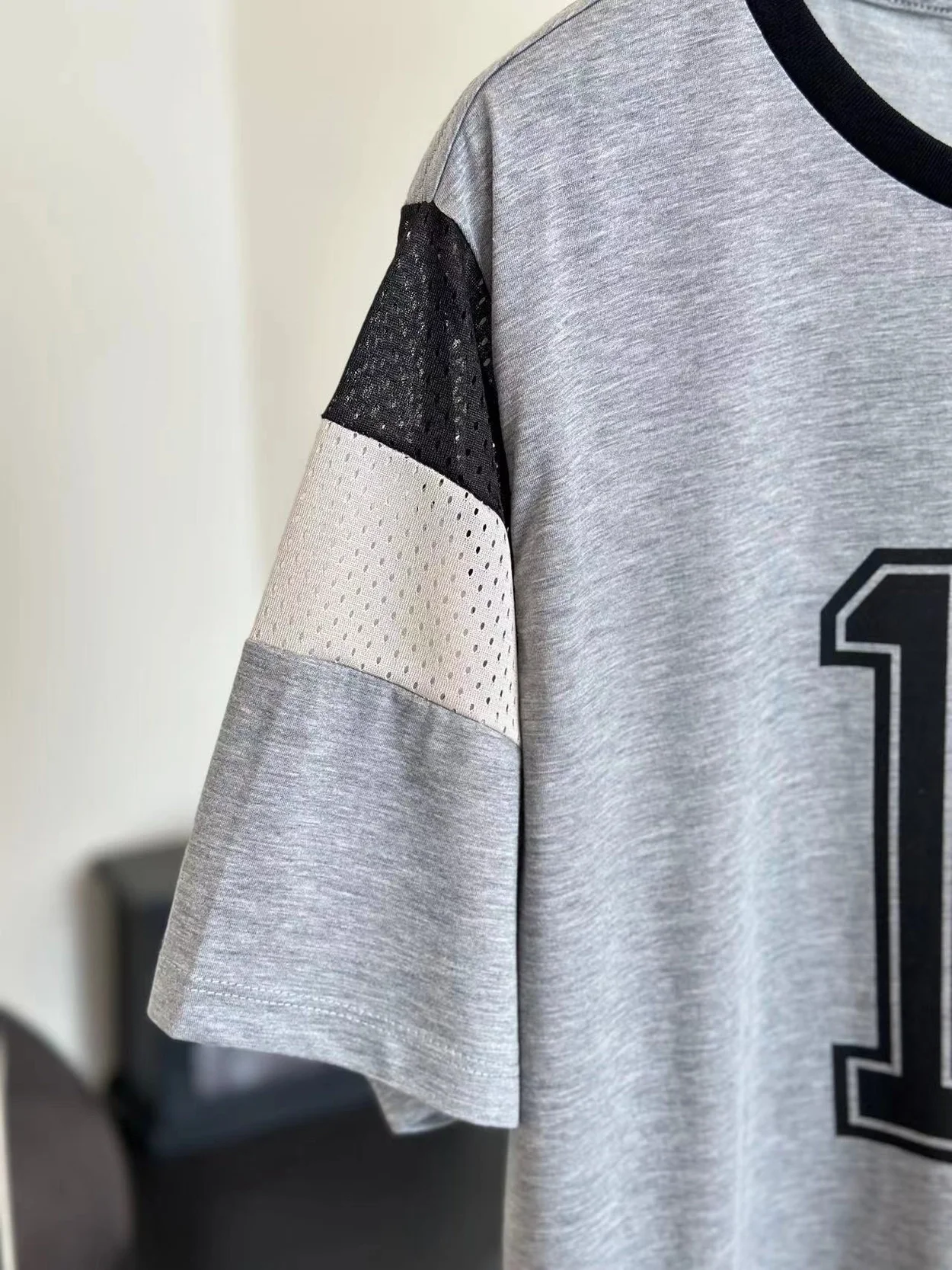 셀린느 16 70's 코튼 저지 티셔츠 그레이