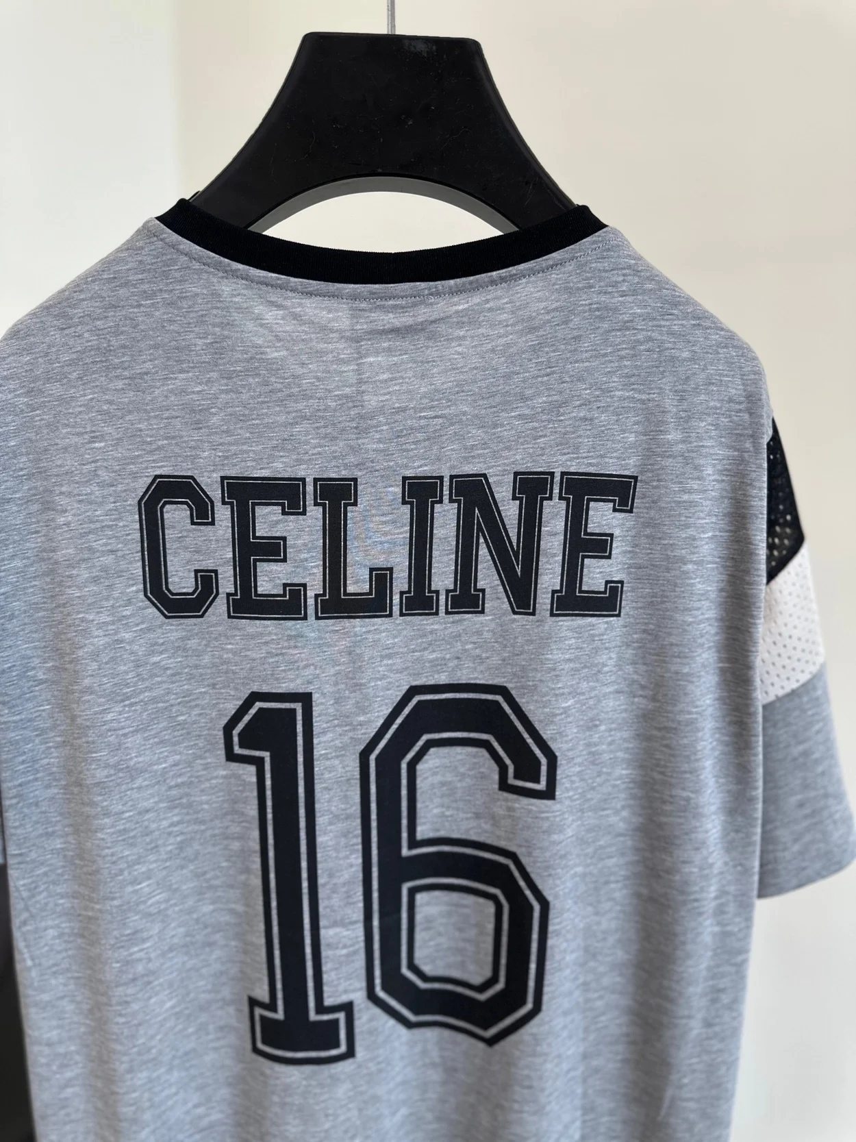 셀린느 16 70's 코튼 저지 티셔츠 그레이