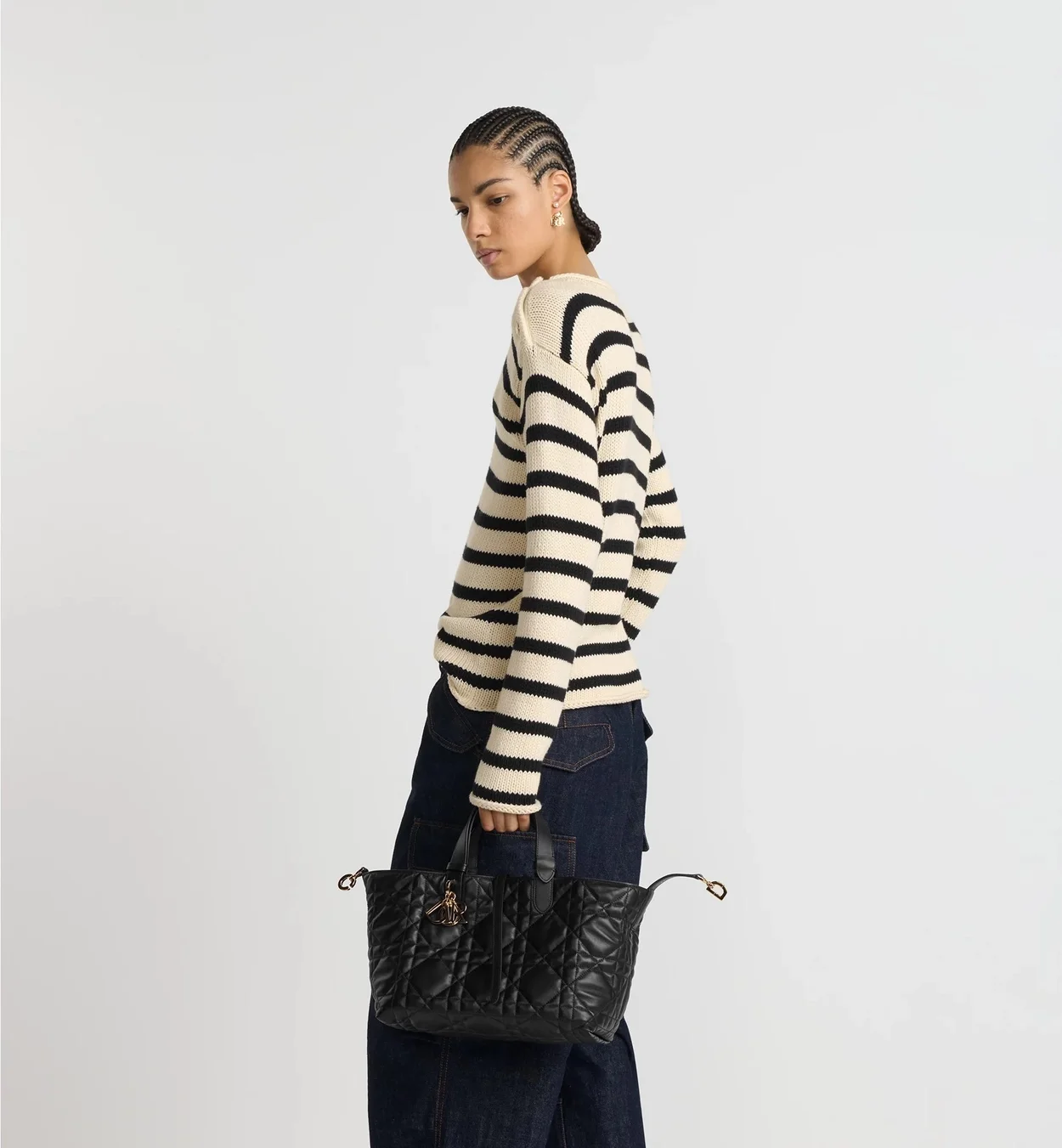 디올 뚜주흐백 미디엄 블랙