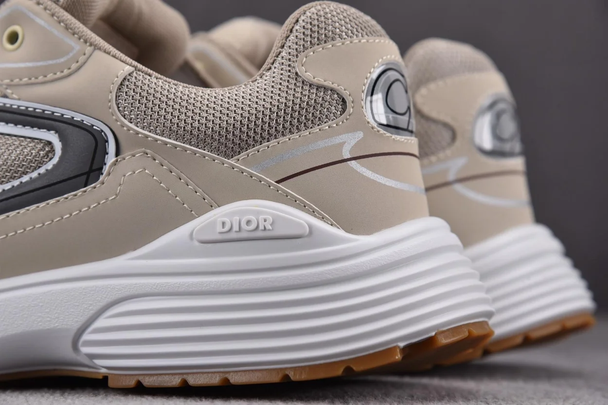 디올 B30 베이지 메쉬 테크니컬 스니커즈