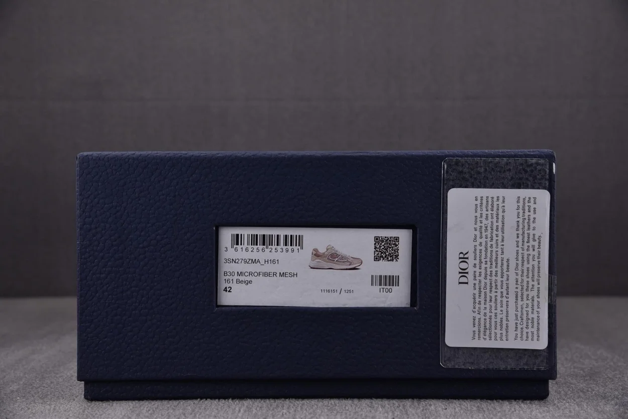 디올 B30 베이지 메쉬 테크니컬 스니커즈