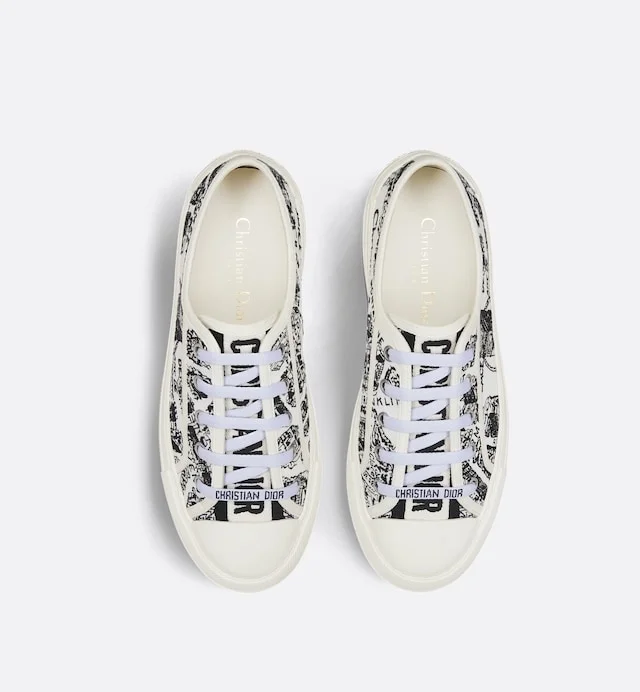 디올 플랫폼 스니커즈 화이트&블랙