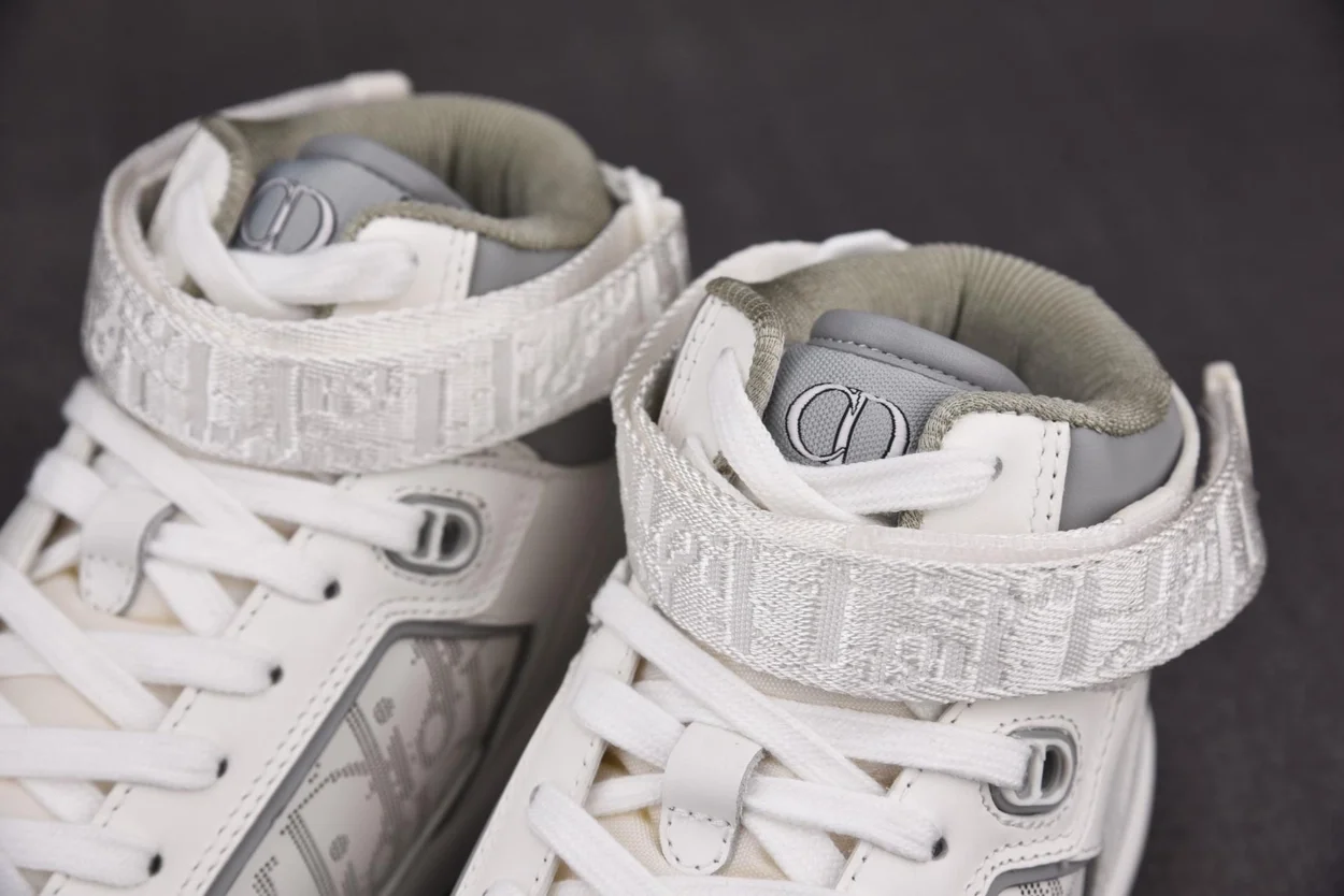 디올 B27 하이탑 스니커즈 화이트