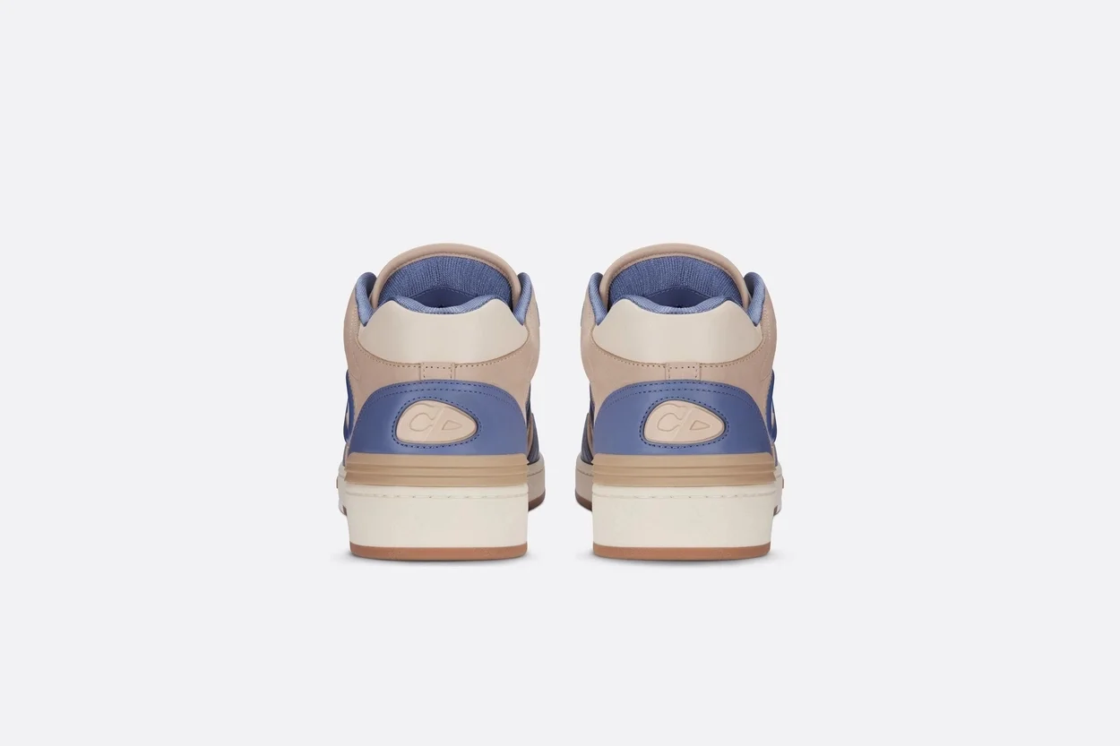 디올 B57 미드탑 스니커즈 블루 & 크림