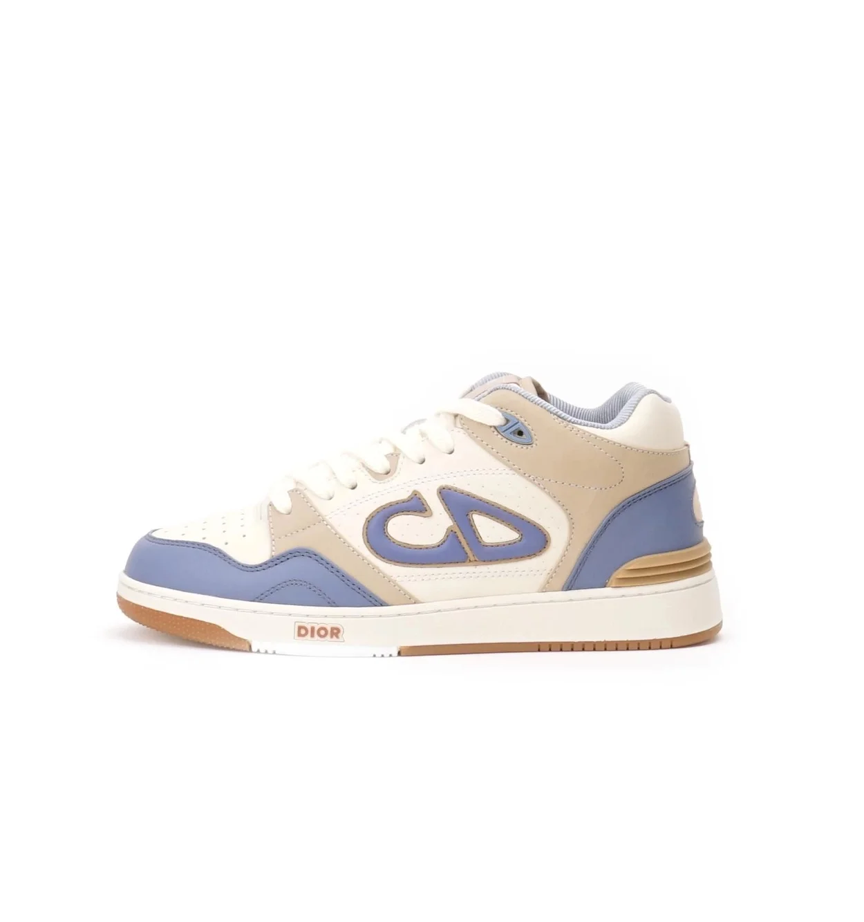 디올 B57 미드탑 스니커즈 블루 & 크림