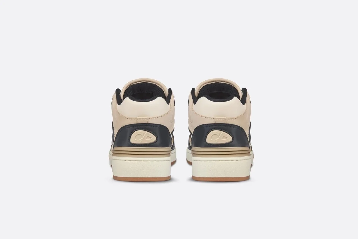 디올 B57 미드탑 스니커즈 블랙 & 크림